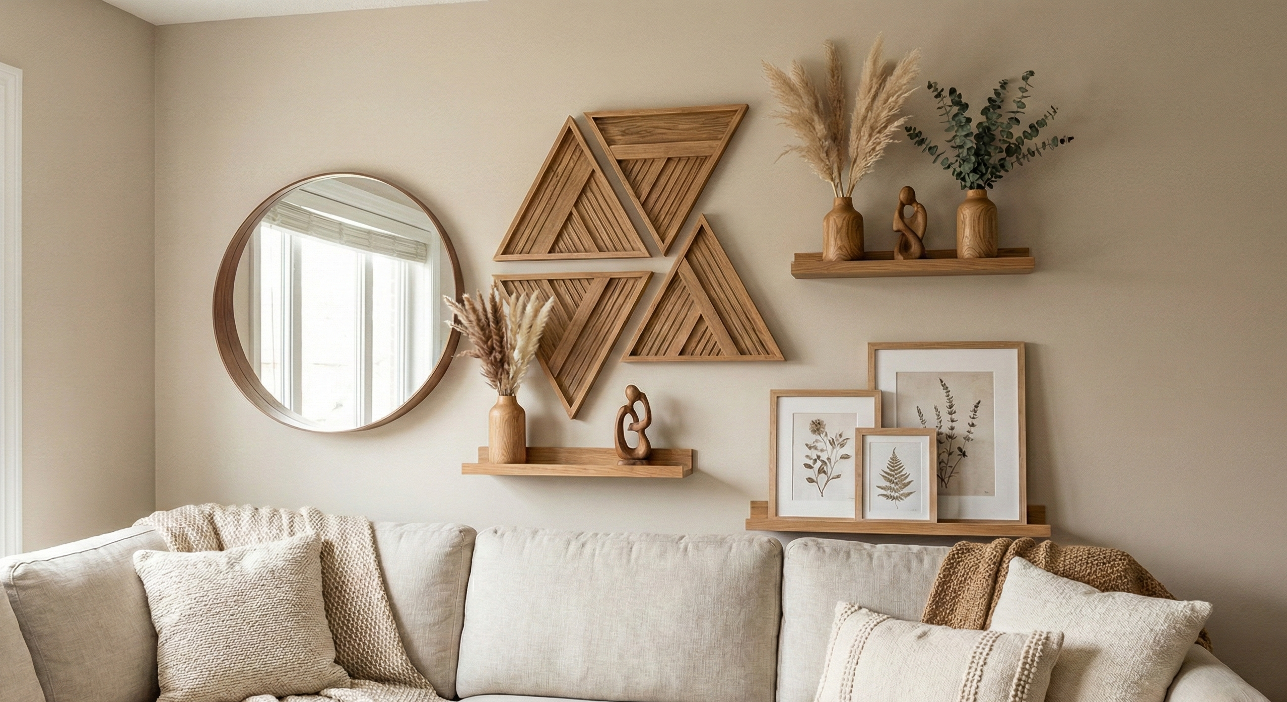 Wall Decor Ideas for Living Room Without Renovation