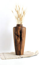 Walnut Wood Vase - Handcrafted Premium Decor
