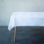 Embroidered Linen Tablecloth 98x57" - Traditional Ukrainian Table Linens | Premium Natural Linen
