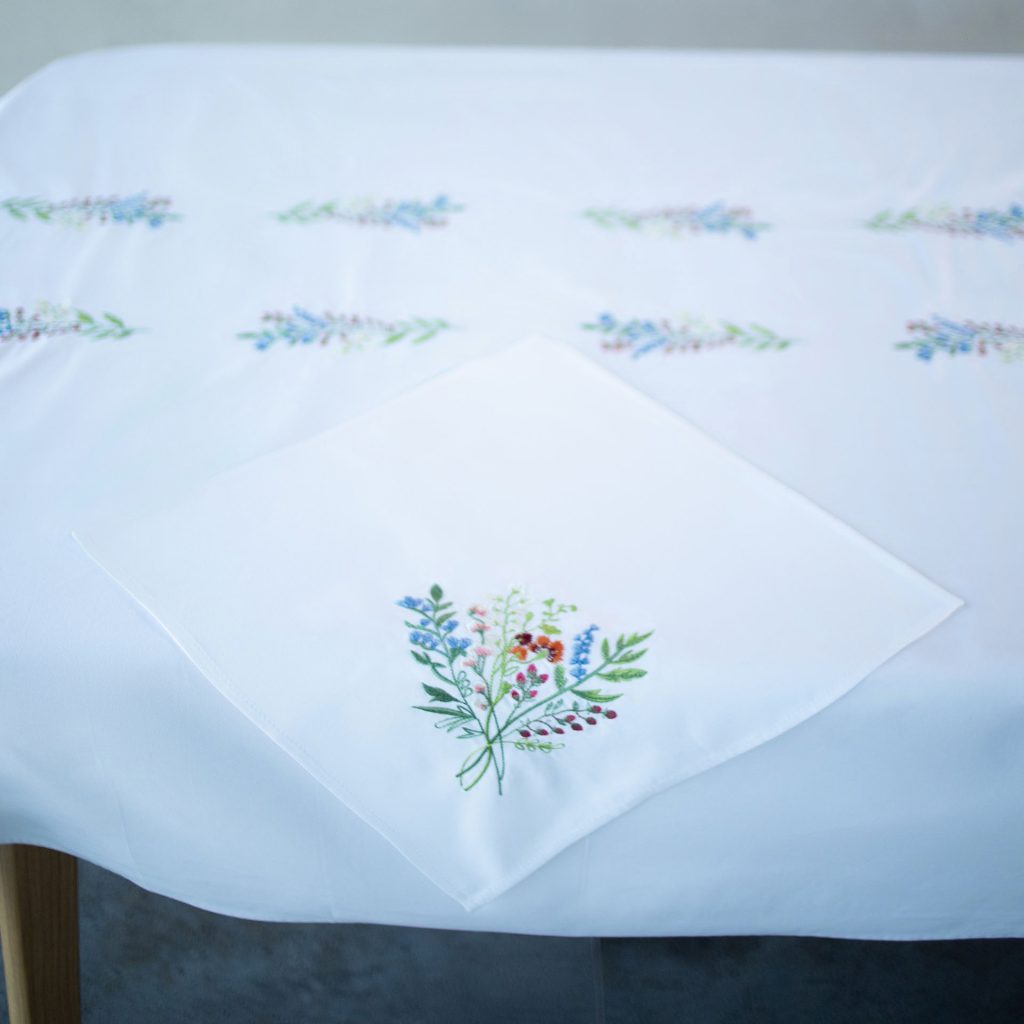 Embroidered Linen Tablecloth 98x57" - Traditional Ukrainian Table Linens | Premium Natural Linen