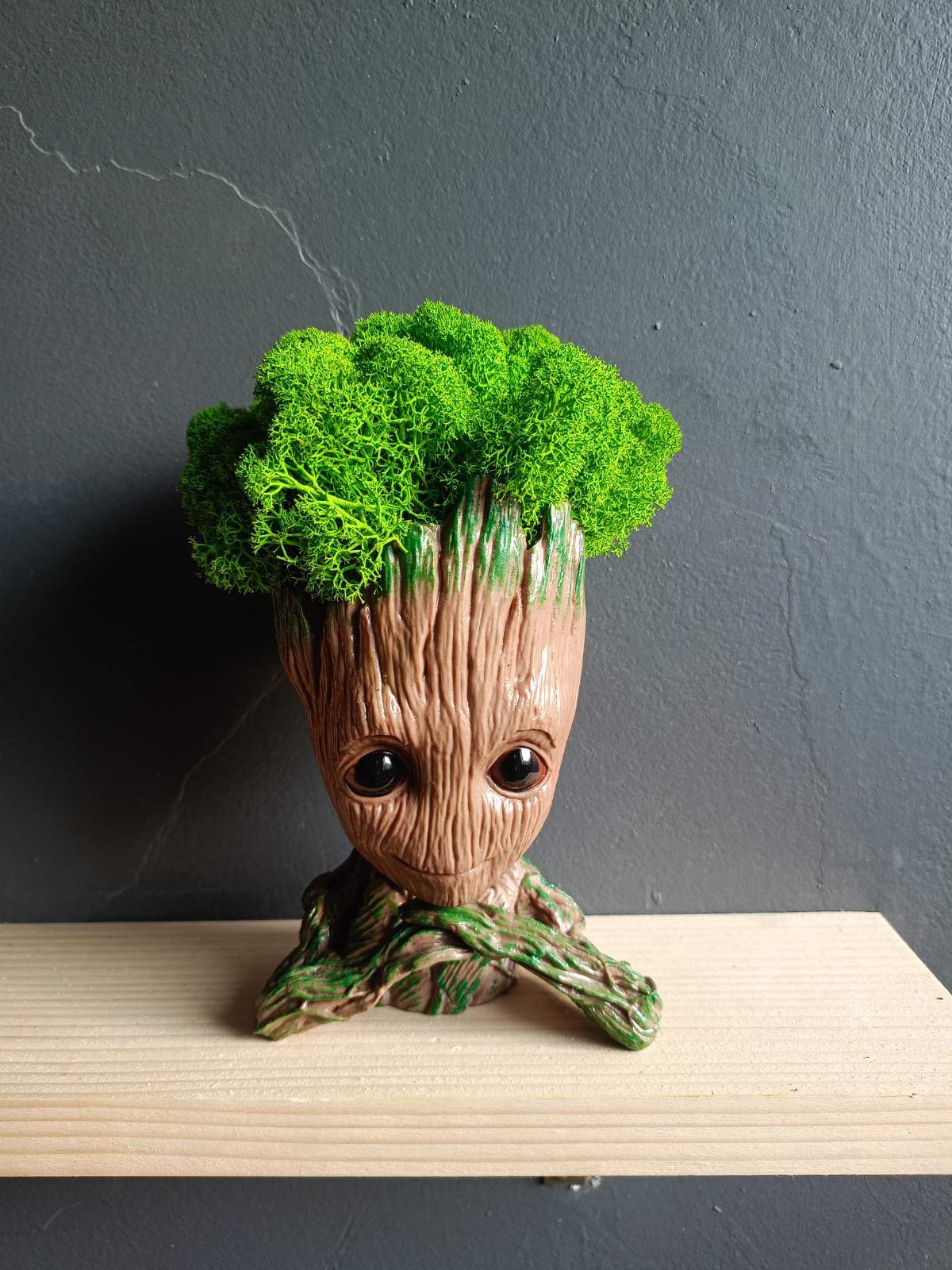 Handcrafted Wooden Tree Guardian Figure - Nature-Inspired Decor