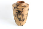 Elegant Pear Wood Vase for Dried Flowers - Classic Design