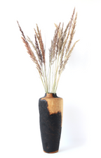 Handmade Walnut Vase – Elegant Rustic Wooden Decor