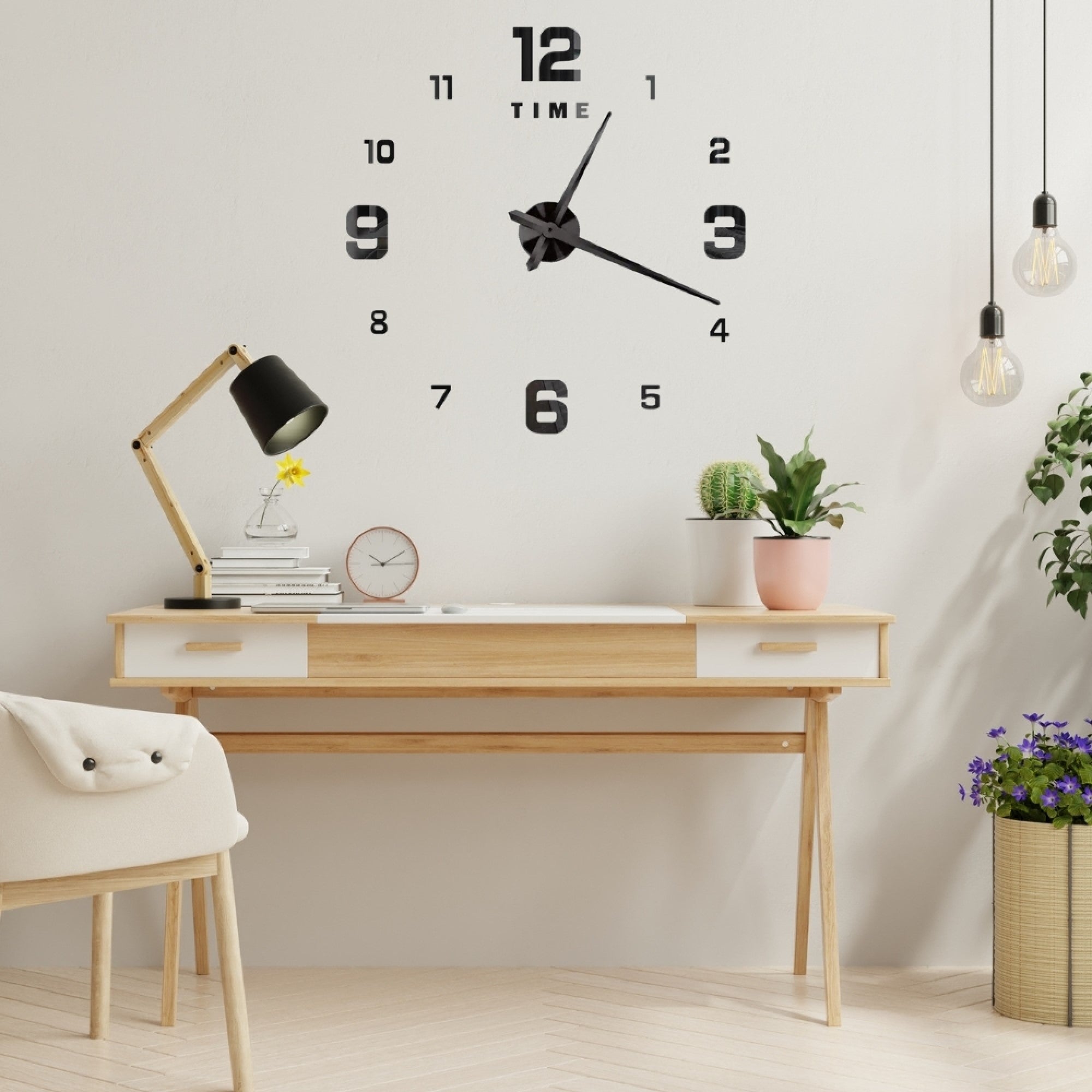 3D Wall Clock - Minimalist