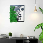 Handcrafted Forest Women wooden sculpture in living room luxury decor